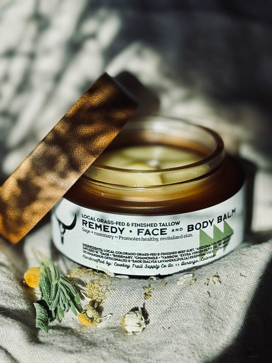 REMEDY •• Face & Body Tallow Balm | Sage + Rosemary