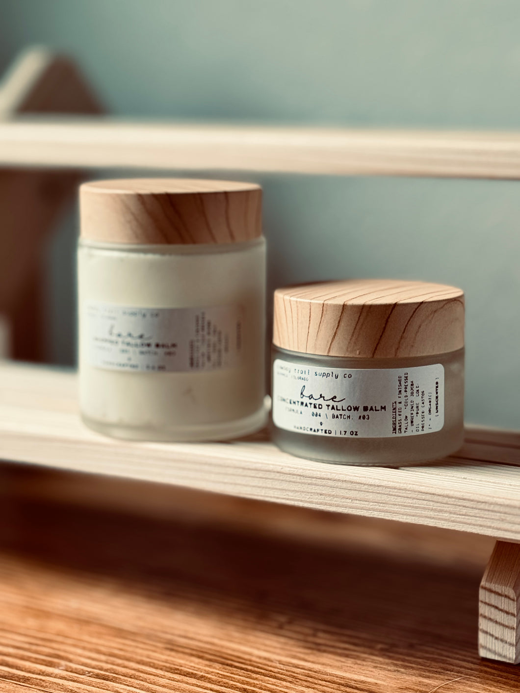 Bare (Unscented) | Concentrated Tallow Balm [Intense repair + spot treatment]
