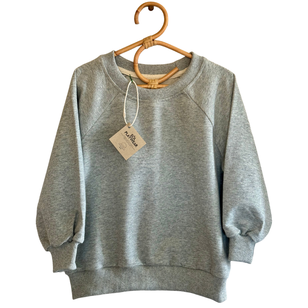 Oversized organic cotton sweatshirt sale