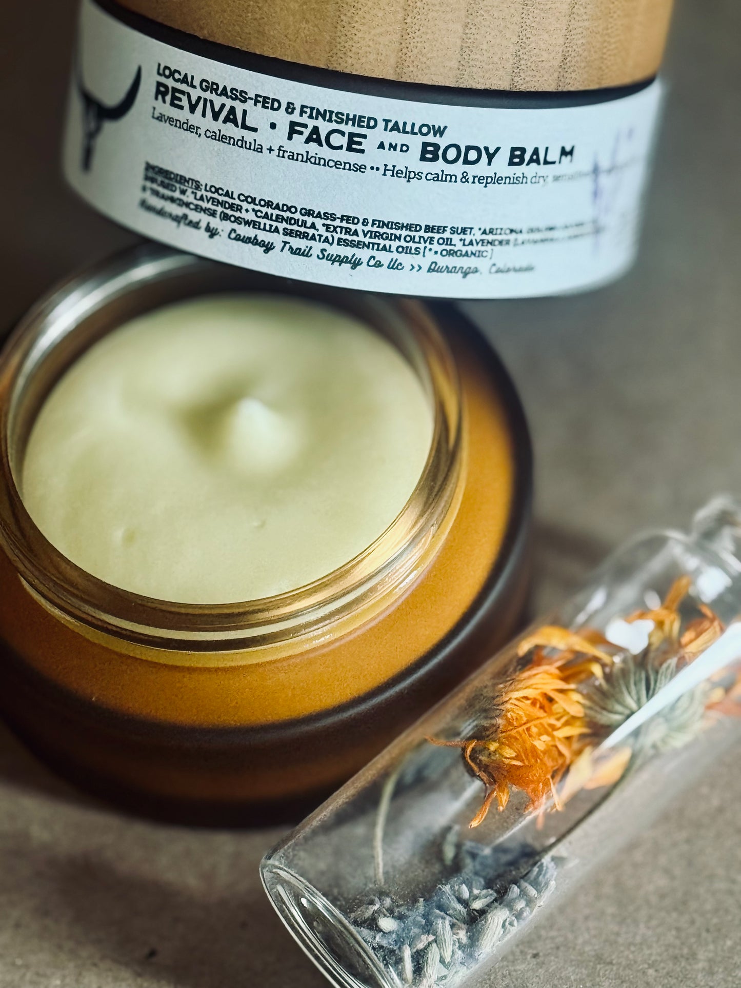 REVIVAL •• Face & Body Tallow Balm | Lavender + Calendula