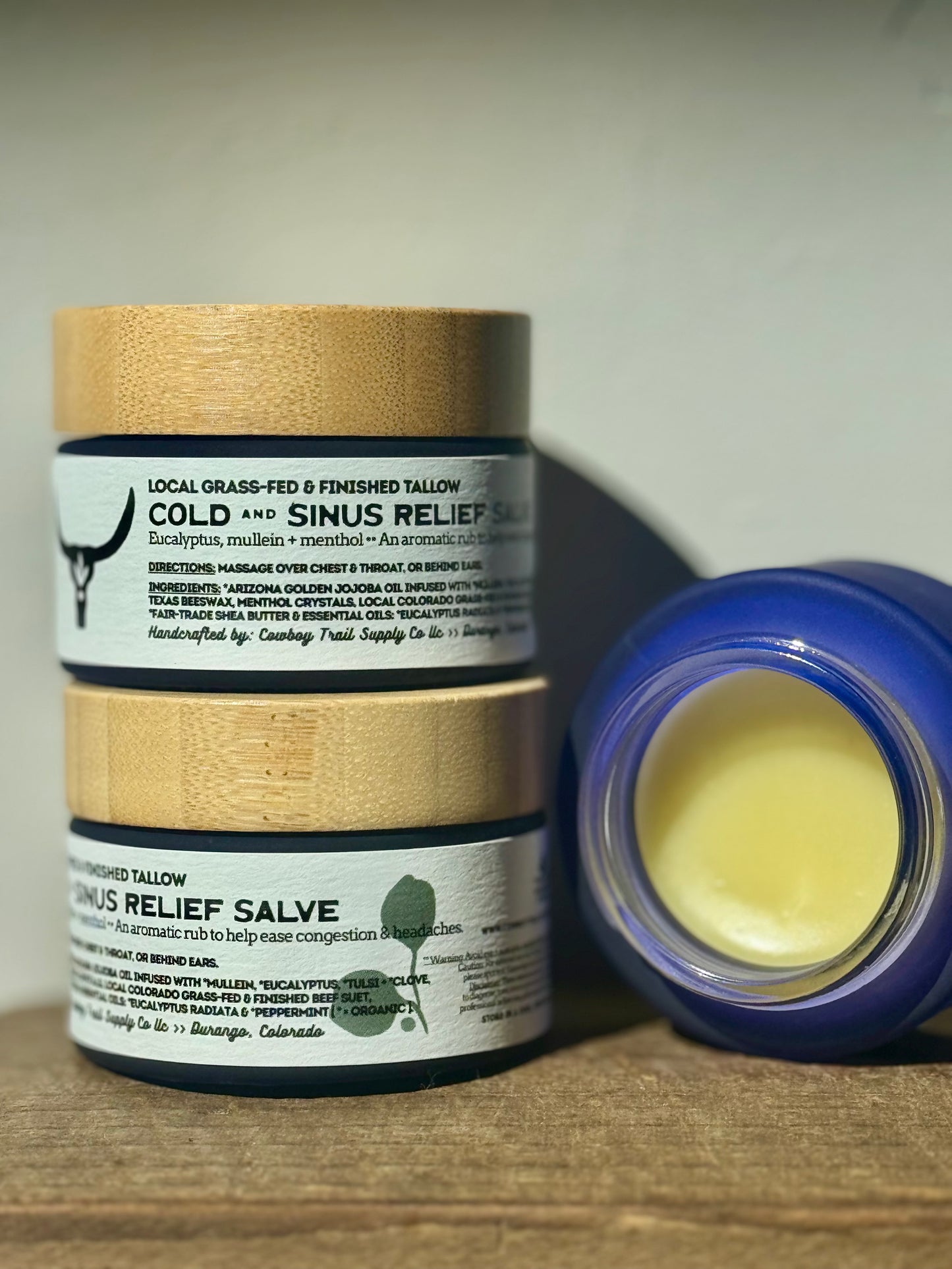 Cold & Sinus Relief Salve • Eucalyptus, Mullein + Menthol