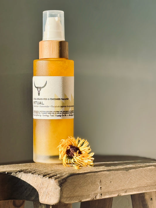 RITUAL •• Radiant Face & Body Tallow Oil | Calendula + Chamomile
