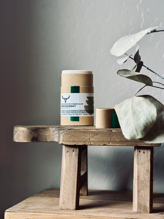 Tallow Deodorant •• Eucalyptus + Tea Tree