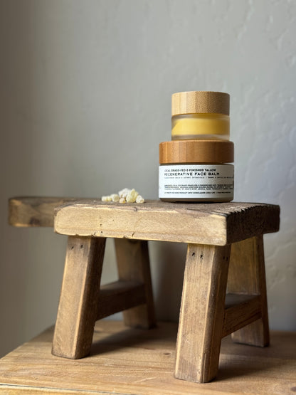 Regenerative Tallow Face Balm •• Frankincense Resin & Potent Botanical Extracts