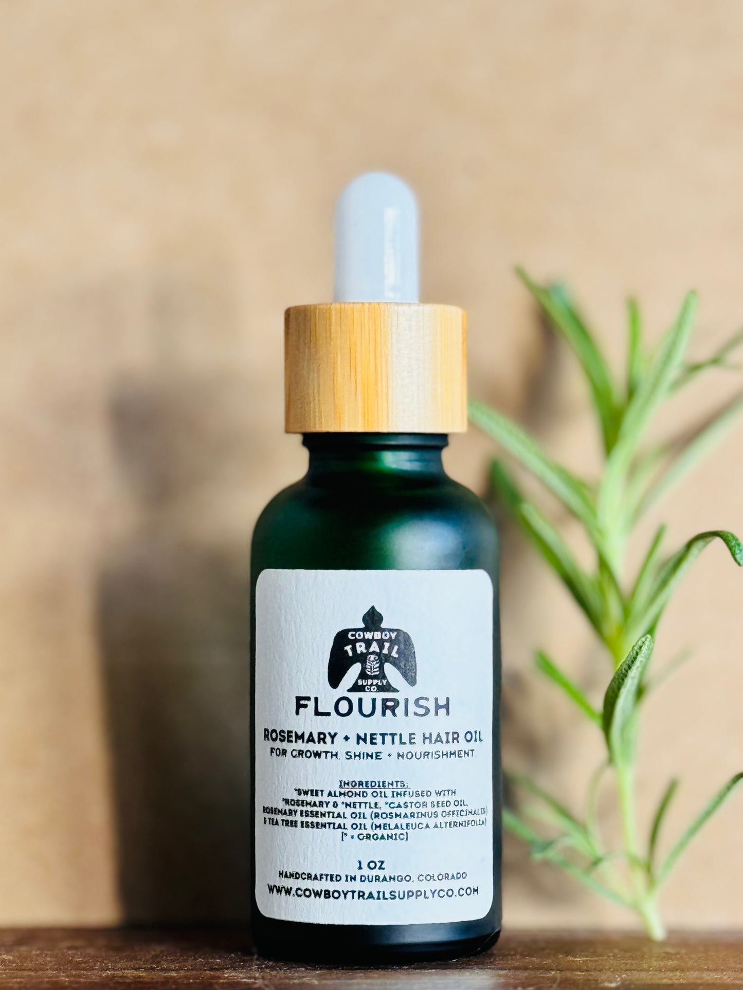 FLOURISH | Rosemary + Nettle Hair Oil