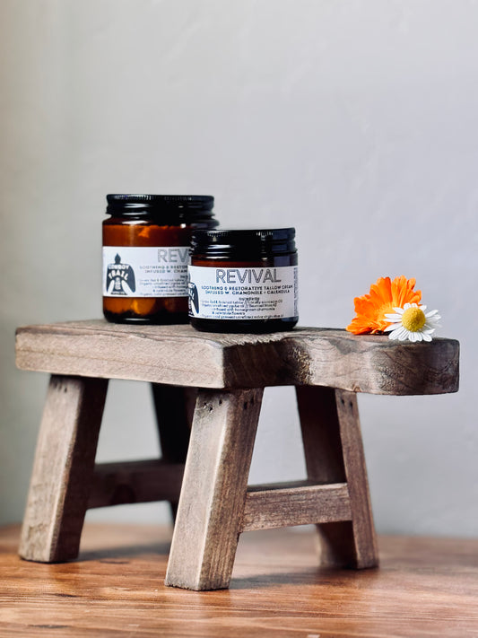 REVIVAL | Soothing & Restorative Tallow Cream • Calendula + Chamomile