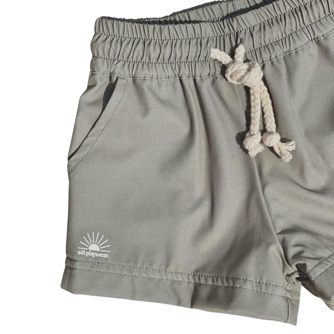 Eco All-day Play Swim Shorts in Desert Sage